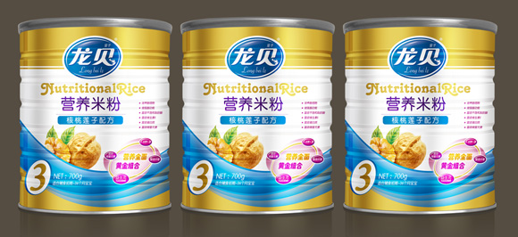 龍貝核桃蓮子米粉700g聽