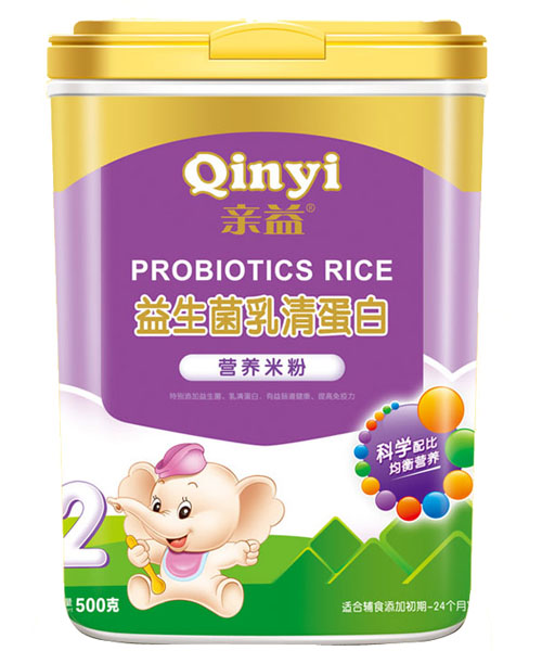 親益益生菌乳清蛋白營(yíng)養(yǎng)米粉2段