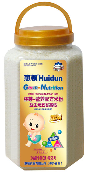 惠頓胚芽益生元五谷高鈣米粉