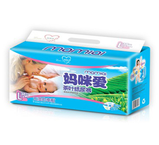 媽咪愛茶葉嬰幼兒尿褲L