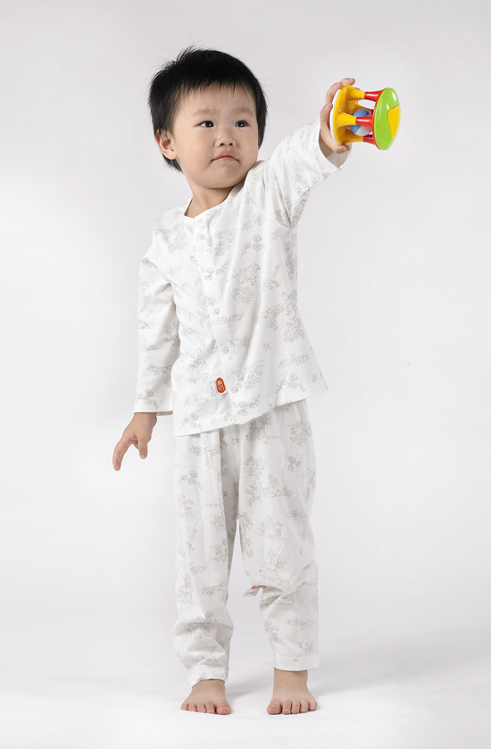 卓兒秋冬全棉單面布對(duì)襟套裝