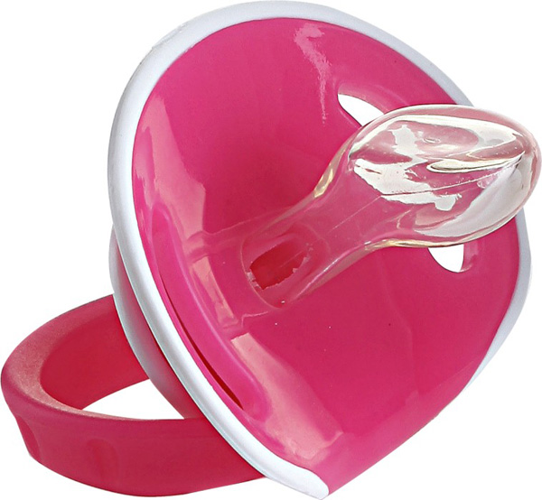 好氏嬰童桃紅色安撫奶嘴