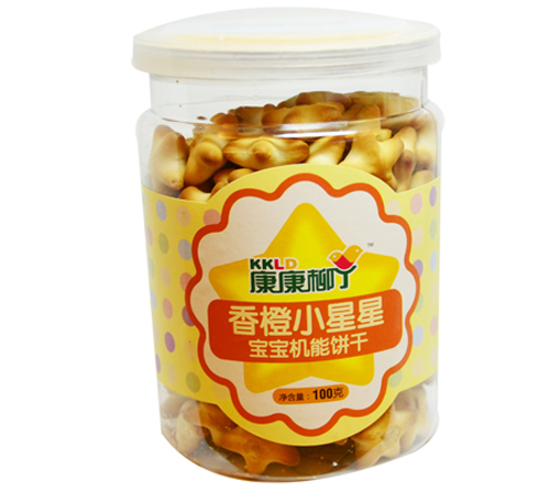 康康柳丁香橙小星星寶寶機(jī)能餅干