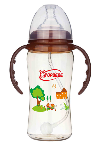 淘寶樂(lè)寬口弧形PPSU葫蘆奶瓶280ml