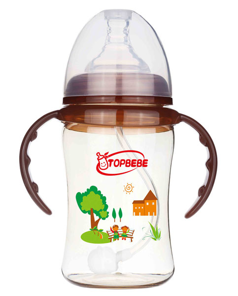 淘寶樂(lè)寬口弧形PPSU葫蘆奶瓶210ml