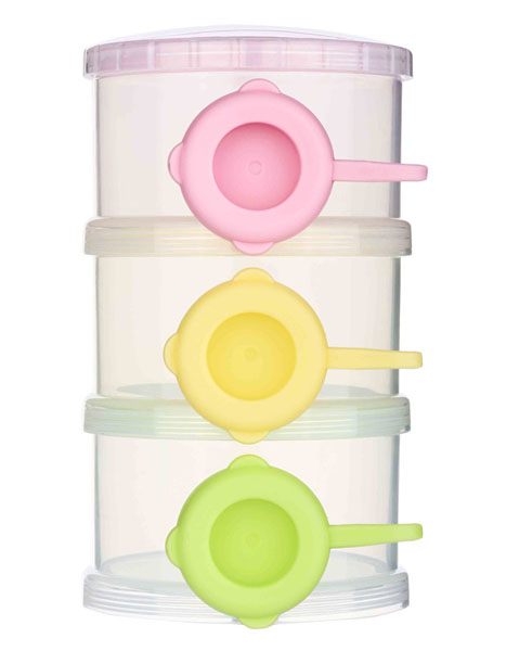 淘寶樂(lè)便攜三層奶粉盒