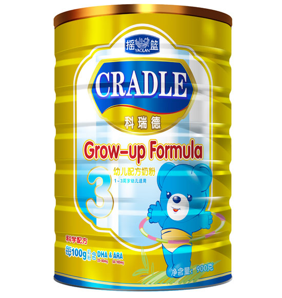 搖籃科瑞德幼兒配方奶粉3段聽(tīng)裝