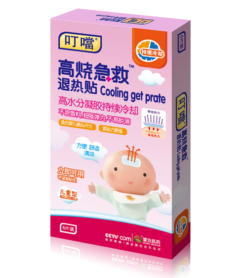叮當(dāng)高燒急救退熱貼6貼
