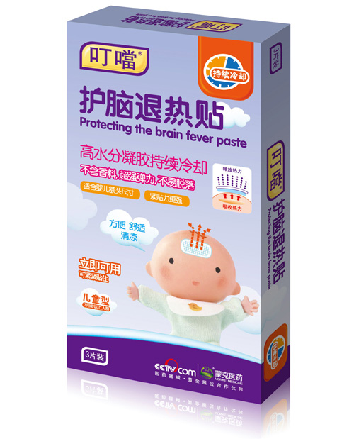 叮當(dāng)護腦退熱貼3貼