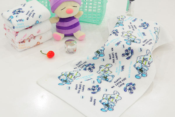 智陽兒童卡通熊毛巾