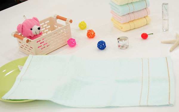 智陽兒童毛巾藍