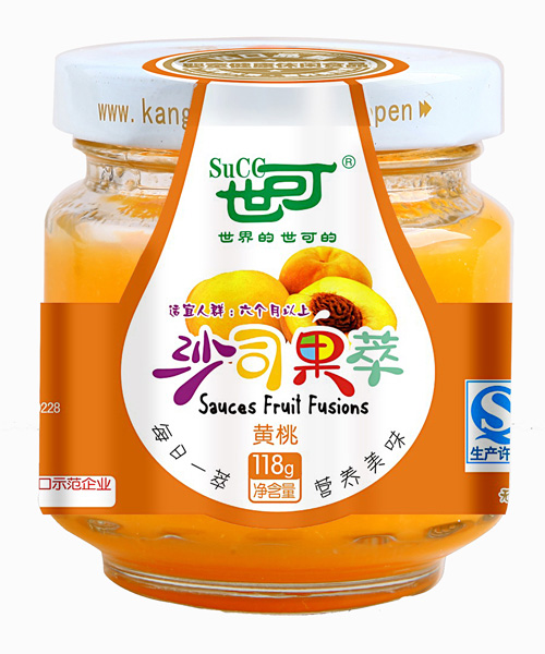 世可黃桃沙司果萃