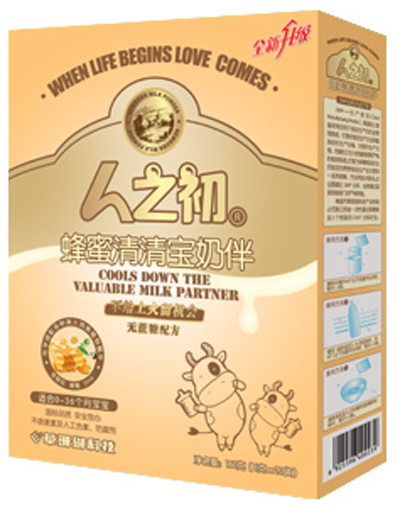 人之初嬰幼蜂蜜清清寶奶伴盒裝