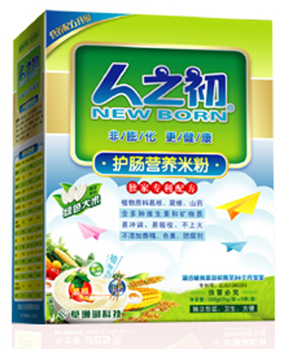 人之初嬰兒護腸營養(yǎng)米粉盒裝