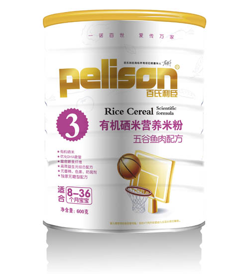 百氏利臣五谷魚肉配方有機(jī)硒營養(yǎng)米粉