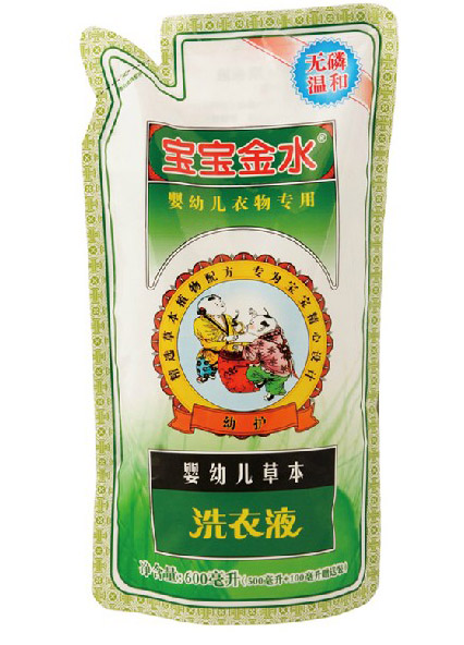 寶寶金水嬰幼兒草本洗衣液600ml