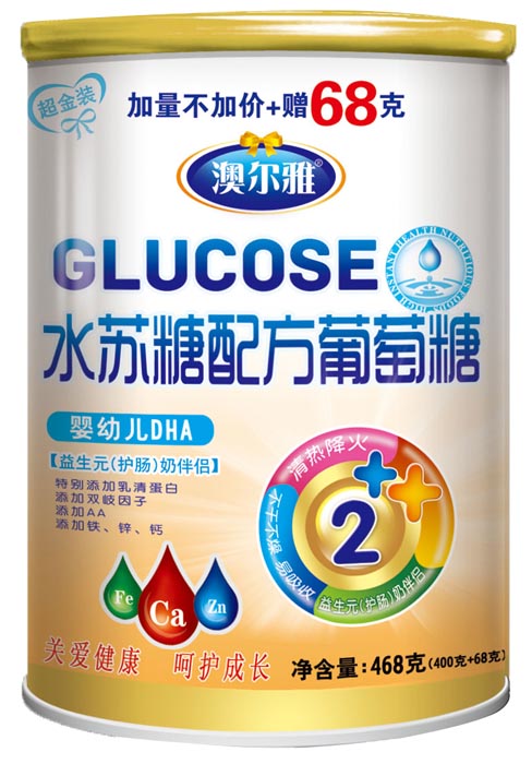 澳爾雅嬰幼兒DHA水蘇糖配方葡萄糖