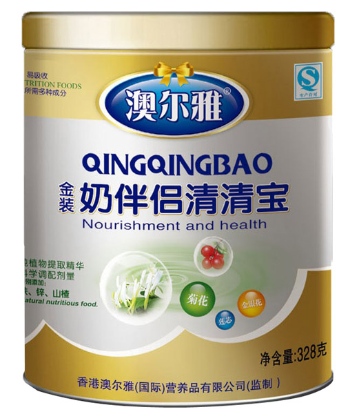 澳爾雅金裝奶伴侶清清寶