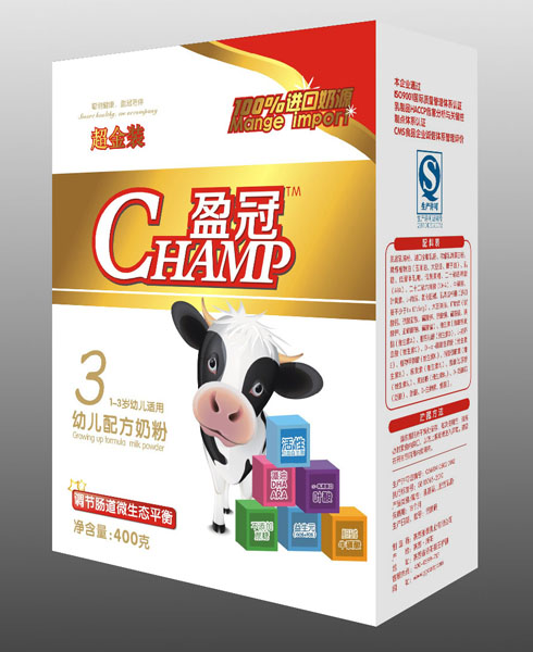 盈冠超金裝幼兒配方奶粉3段400g