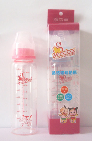 唯愛(ài)寶標(biāo)口240ml玻璃奶瓶