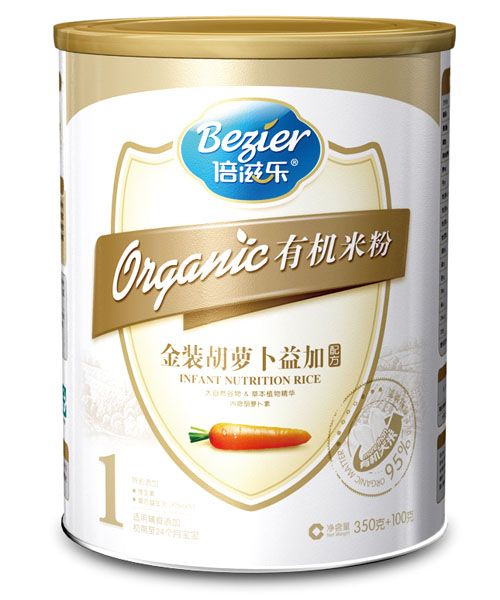 倍滋樂有機金裝胡蘿卜益加配方1段