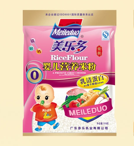 美多樂(lè)袋裝乳清蛋白嬰兒營(yíng)養(yǎng)米粉0段