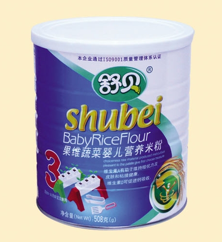 舒貝聽裝果維蔬菜嬰兒營養(yǎng)米粉3段