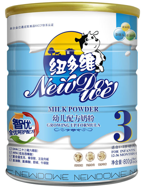 紐多維幼兒配方奶粉