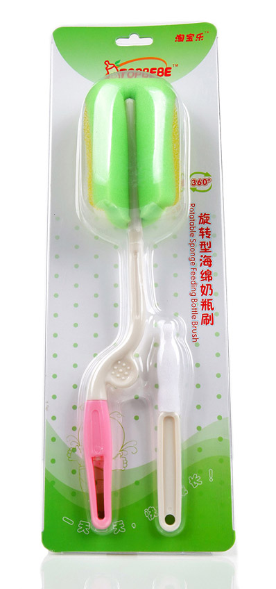 淘寶樂(lè)旋轉(zhuǎn)型海綿奶瓶刷