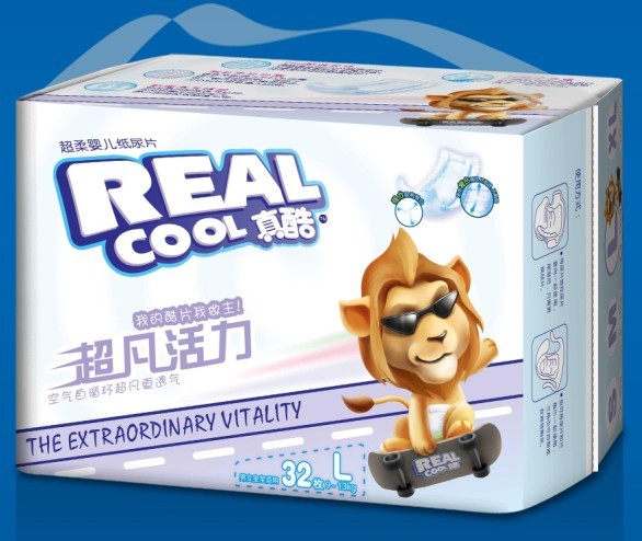 真酷超凡活力尿片大號32片