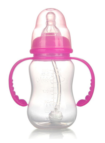 豆豆我180ml標(biāo)口帶柄PP奶瓶