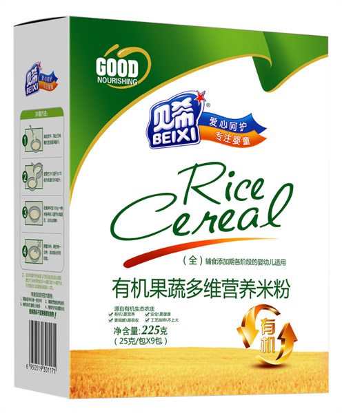 貝希有機果蔬多維營養(yǎng)米粉