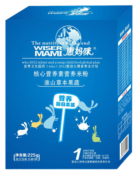 惠媽咪淮山草本果蔬核心營(yíng)養(yǎng)素營(yíng)養(yǎng)米粉225g