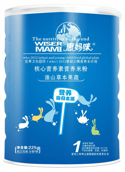 惠媽咪淮山草本果蔬核心營(yíng)養(yǎng)素營(yíng)養(yǎng)米粉225g