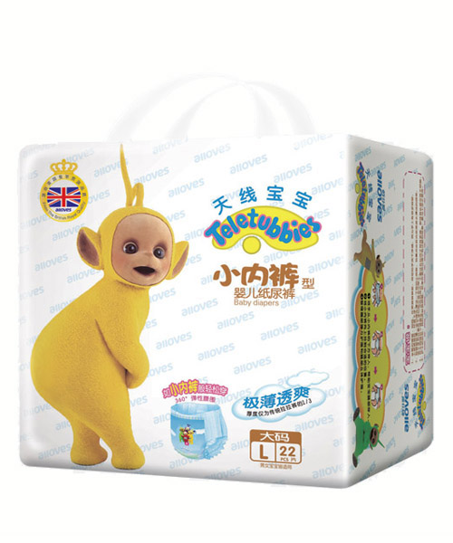 天線寶寶極薄-小內(nèi)褲型紙尿褲-XXL-18