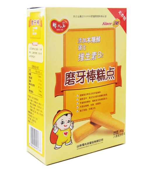 嬰兒樂(lè)維生素B2磨牙棒80g