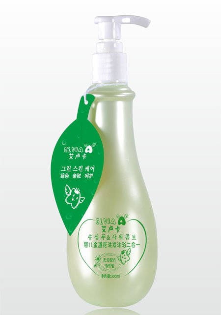 艾盧卡嬰兒金盞花洗發(fā)沐浴二合一