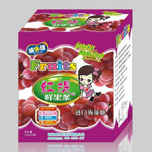 威樂(lè)佳鮮果條紅提味