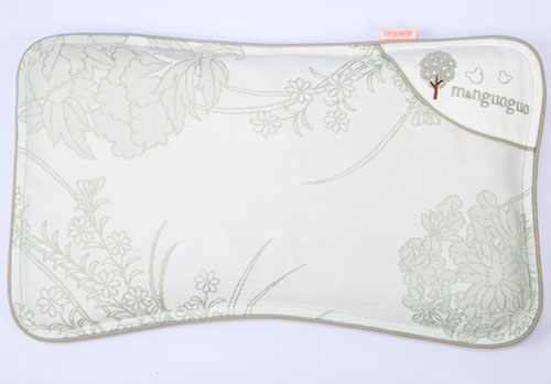 咪呢果果嬰幼兒護型功能枕3個月-1歲豆綠色