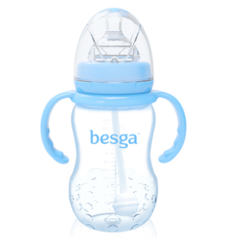 貝仕嘉草莓寬口PP奶瓶240ml