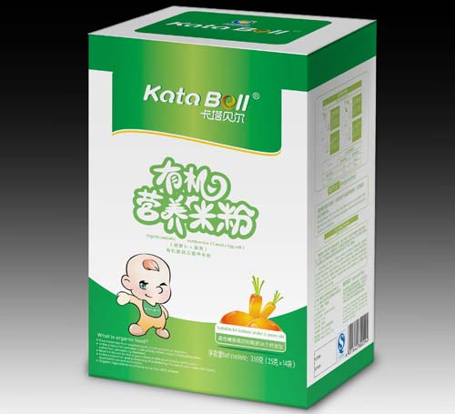 卡塔貝爾有機(jī)營養(yǎng)米粉(胡蘿卜+蛋黃)