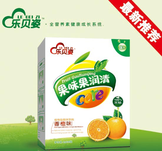樂(lè)貝姿果味果潤(rùn)清香橙味
