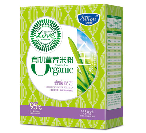 興佳康愛+安腹配方有機營養(yǎng)米粉