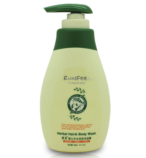 潤菲嬰兒植物補水洗發(fā)沐浴露260ml