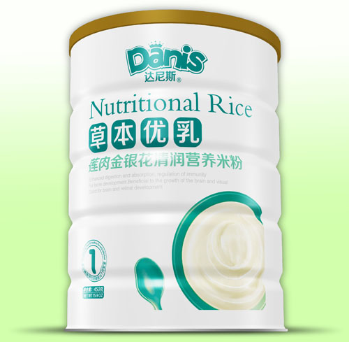 達尼斯草本優(yōu)乳蓮肉金銀花清潤米粉聽裝1段