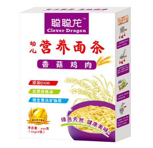 聰聰龍香菇雞肉營養(yǎng)面條