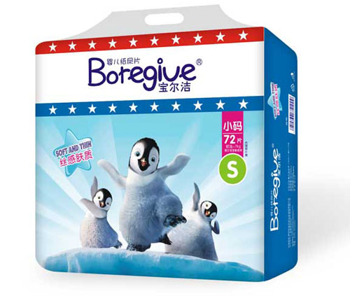 寶爾潔絲感膚質(zhì)嬰兒紙尿片S碼72片