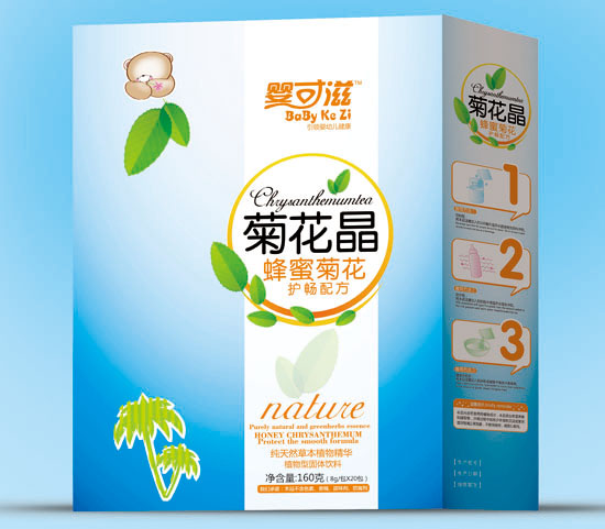 嬰可滋蜂蜜菊花護(hù)暢菊花晶盒裝