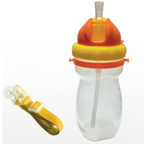 可娃背帶吸管防滑防漏兒童水壺