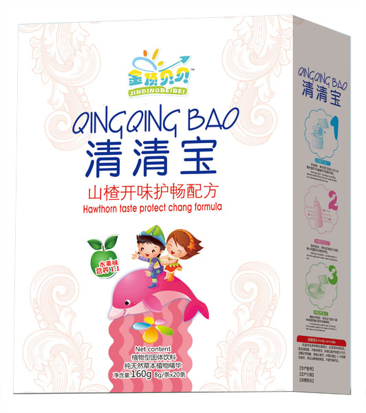 金頂貝貝山楂開味護暢配方清清寶盒裝